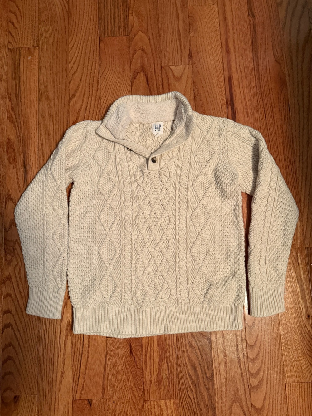 GAP Cream Cable Knit Funnel Neck Sweater- WORN ONCE